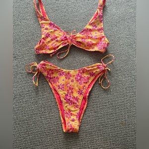 pacsun la hearts bikini set